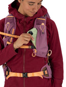 Osprey Tempest Velocity 30 XS/S - Pashmina/Melon front pocket details