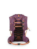 Osprey Tempest Velocity 30 back panel view Pashmina/Melon