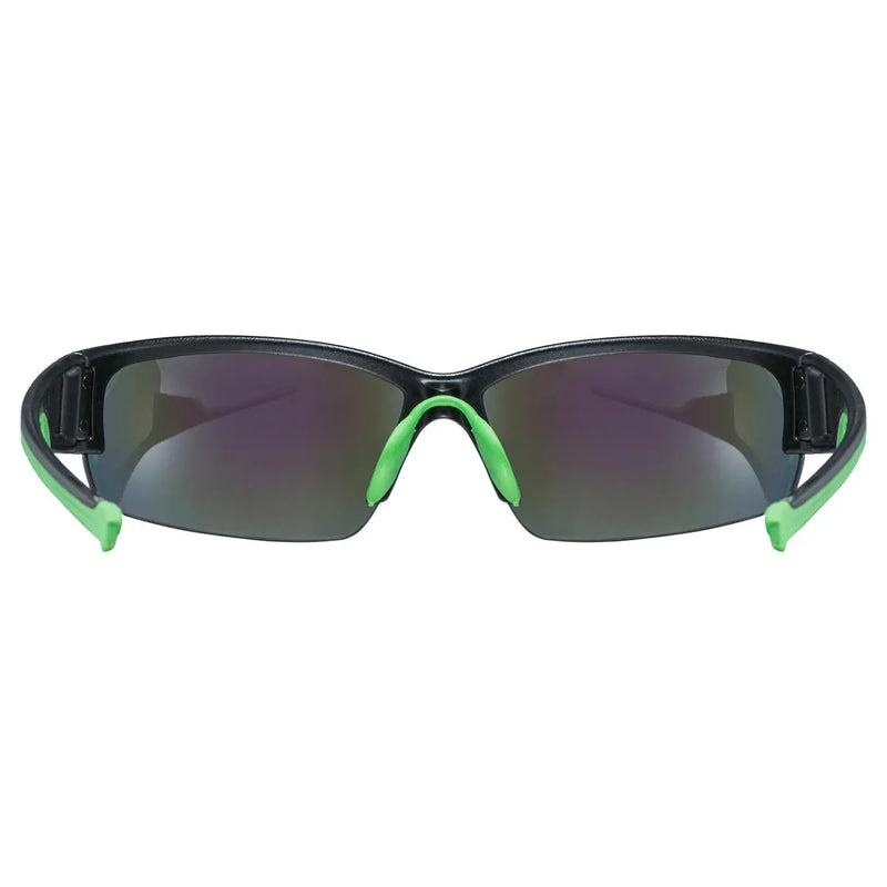 Uvex SP 215 Sunglasses - Black Mat Green- Great Outdoors Ireland