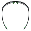 Uvex SP 215 Sunglasses - Black Mat Green- Great Outdoors Ireland