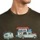 Men's 150 Tech Lite T-Shirt Transportage collar details 