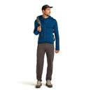 Men's Merino 200 Descender Zip Hoodie full length font view