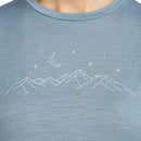 Women's 150 Tech Lite T-Shirt Sparkling Stars pattern details