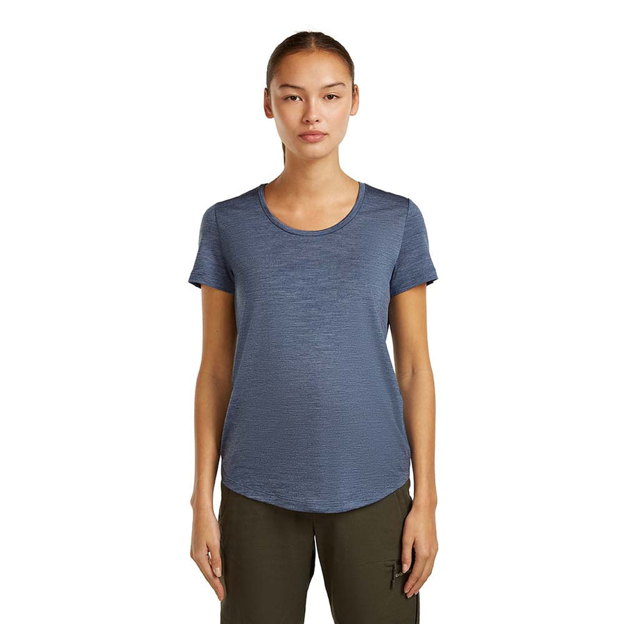 Women's 125 Sphere T-shirt with U-neck front view