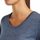 Women's 125 Sphere T-shirt with U-neck collar details.