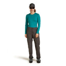 Icebreaker Women's Merino 200 Oasis Thermal Top worn outdoors, lifestyle picture