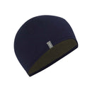 Icebreaker 200 Oasis Reversible Beanie inside view, Dark Loden/Midnight Navy