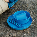 Camp Dinnerware Set w/ Mesh Sack