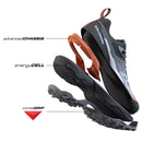 Salomon X Ultra 360 Gore-Tex sole unit, cushioning and advanced chassis support diagram.