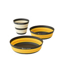 Sea to Summit Frontier Ultralight Collapsible Dinnerware Set (1 Person 3 Piece)  