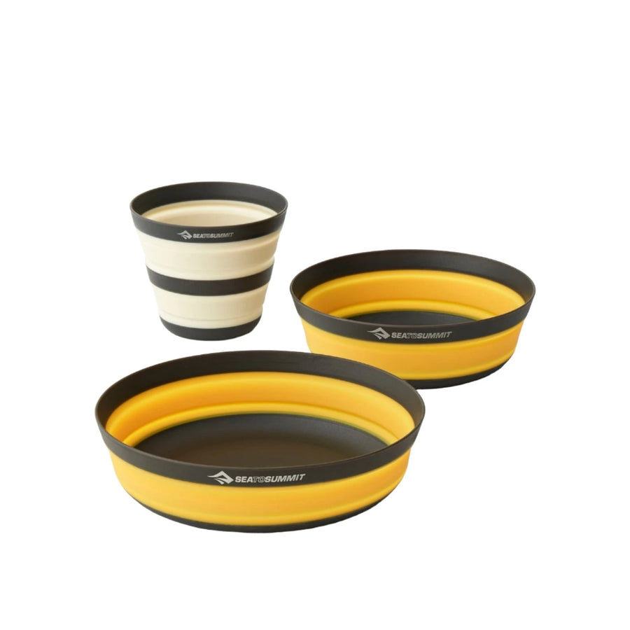 Sea to Summit Frontier Ultralight Collapsible Dinnerware Set (1 Person 3 Piece)  