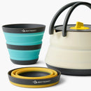 Sea to Summit Frontier Ultralight Collapsible Kettle Cook Set (2 Person, 3 Piece)  