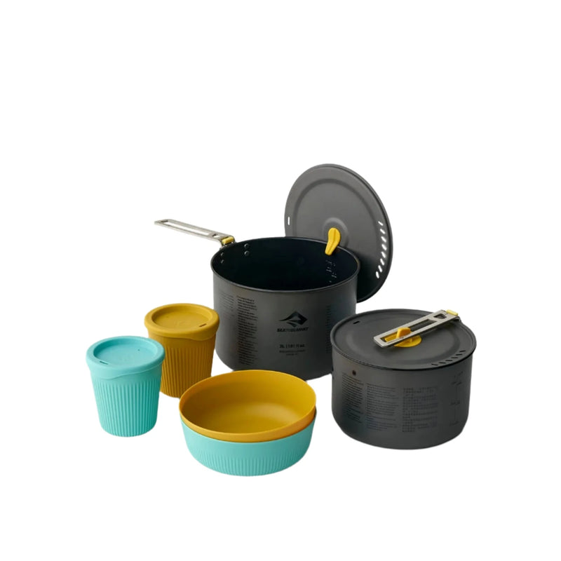 Sea to Summit Frontier Ultralight Two Pot Cook Set (2 Person, 6 Piece)  