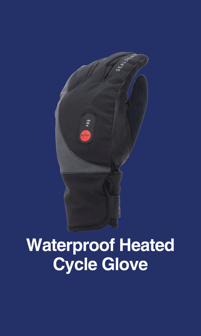 Sealskinz waterproof heated cycling glove 