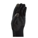 SealSkinz Anmer Waterproof All Weather Ultra Grip Knitted Glove - Black- Great Outdoors Ireland