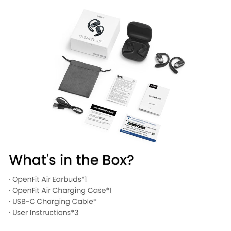 Shokz OpenFit Air - Black  