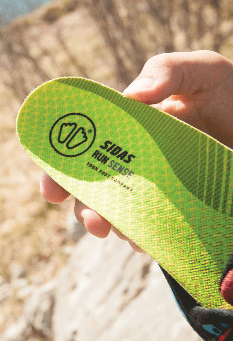 Sidas insole for hiking comfort 
