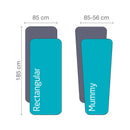 Lifeventure Silk Sleeping Bag Liner - Rectangular- Great Outdoors Ireland