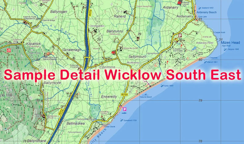 South East Wicklow 1:25,000 Waterproof