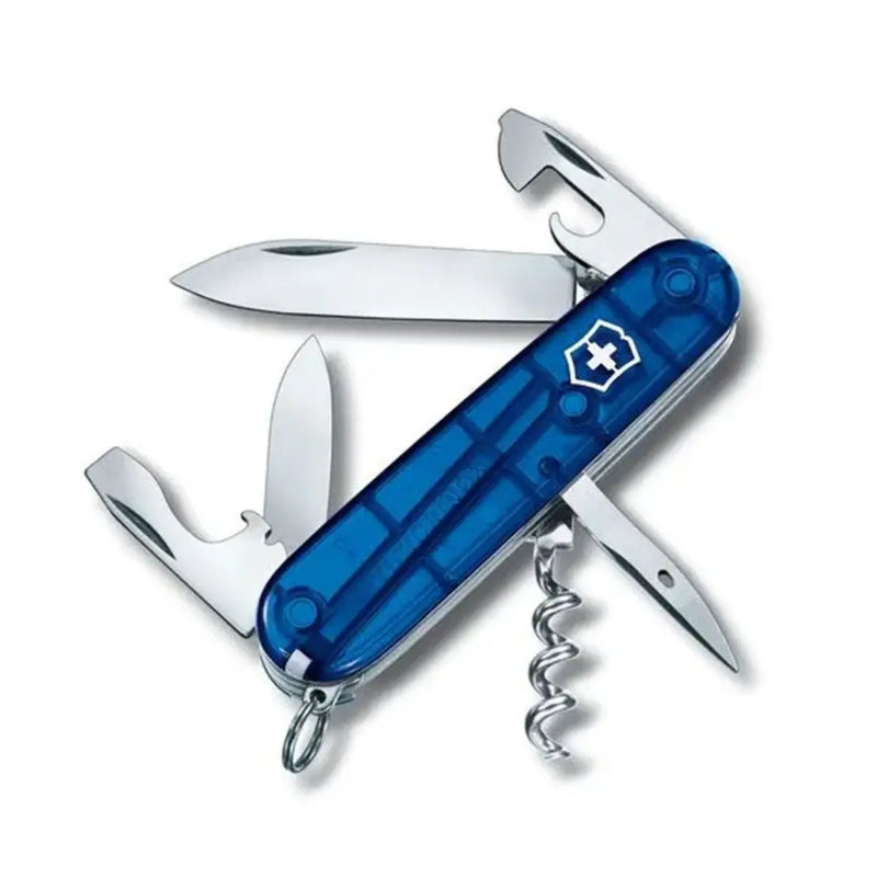 Spartan Pocket Knife Transparent Blue