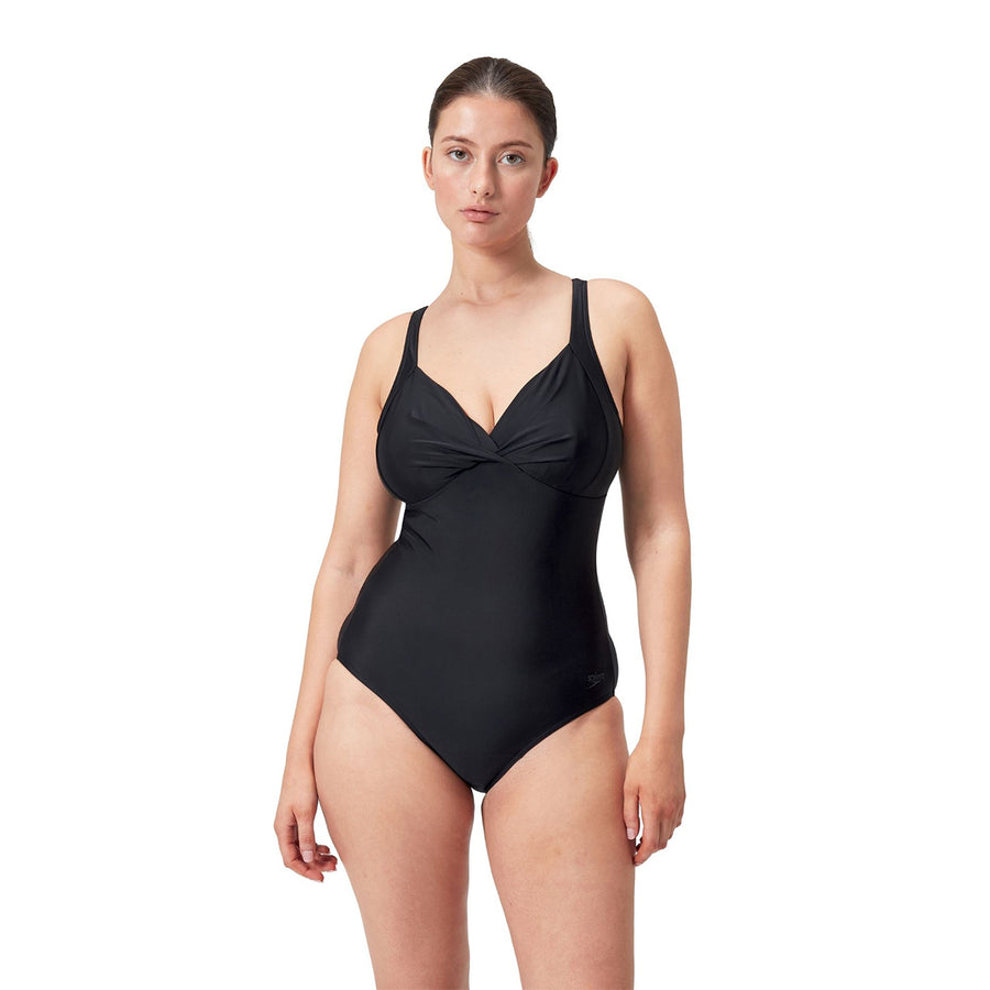 Speedo Women's Shaping Cross Knot Swimsuit