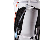 Hydration pack with water bladder on a white background