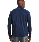UA Long Sleeve Tech 1/2 Zip - Academy/Steel