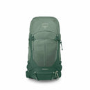 Osprey Stratos 44 Hiking Backpack front view, Pine Leaf