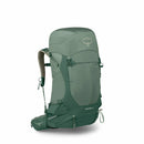 Osprey Stratos 44 Hiking Backpack front view, Pine Leaf