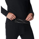 Columbia Stretch Long Sleeve Top Midweight - Black- Great Outdoors Ireland