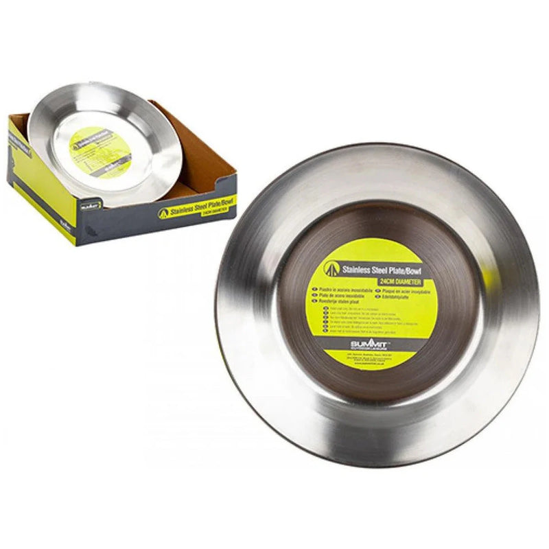 Summit International 24cm Stainless Steel Plate  