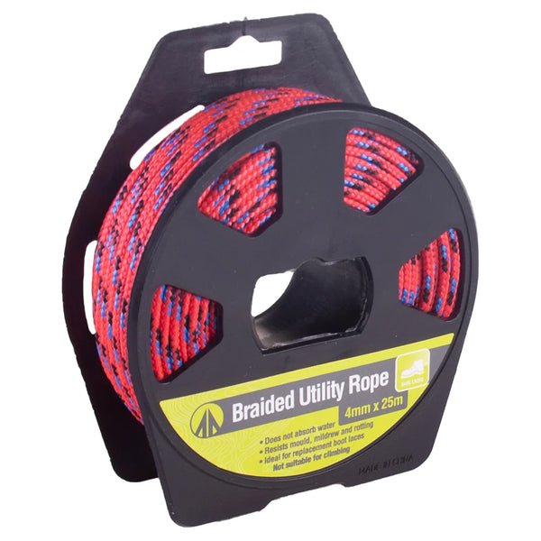Summit International 4mm x 25m Utility Rope - Camping Accessories