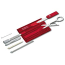SwissCard Pocket Tool - Translucent Red