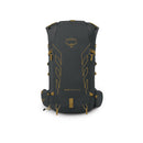 Osprey Talon Velocity 20 Backpack front view, Dark Charcoal/Tumbleweed