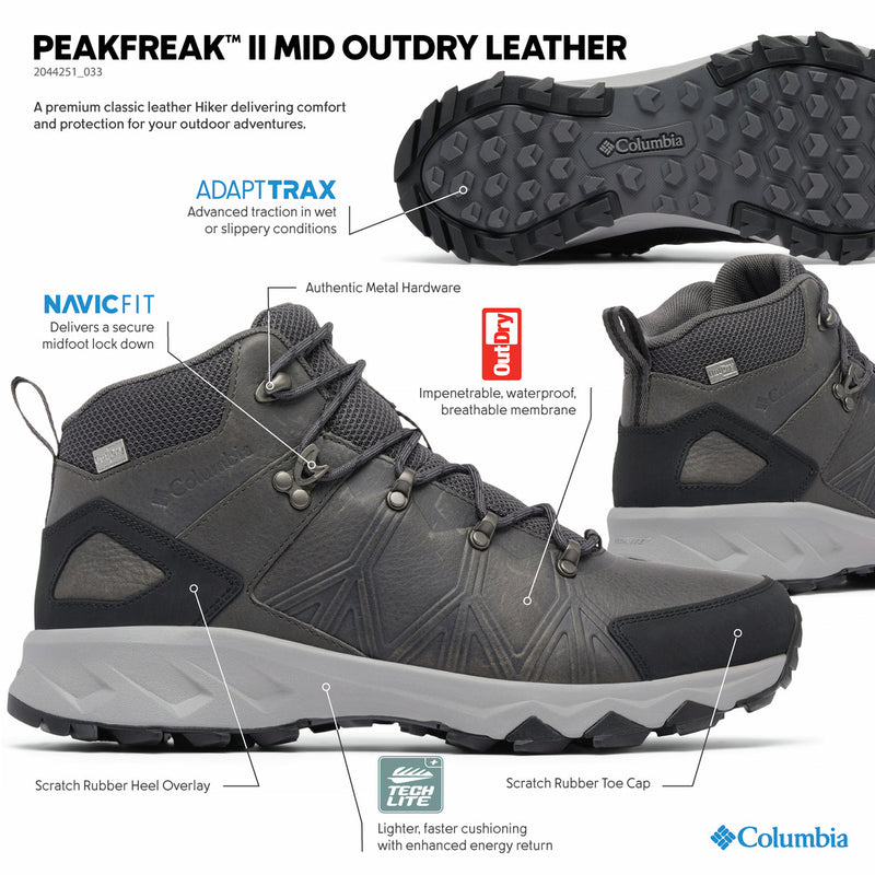 Trailstorm™ Ascend Mid Waterproof Hiking Boots - Grey