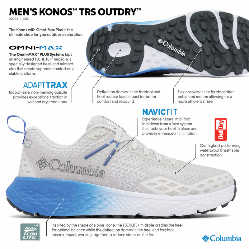Konos™ TRS OutDry™ Hiking Shoe - Silver Grey