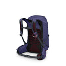 Osprey Tempest 26 Backpack back view, Deep Fig/Hot Pink