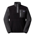 Men’s Yumiori 1/4 Zip Fleece Jacket Black & Asphalt