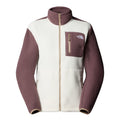 Women’s Yumiori Full-Zip Fleece Jacket in white dune and tawny quartz