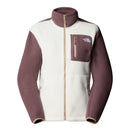 Women’s Yumiori Full-Zip Fleece Jacket in white dune and tawny quartz