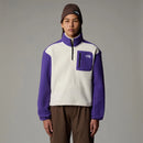 The North Face Yumiori Quarter Zip Fleece Jacket - White/Purple  