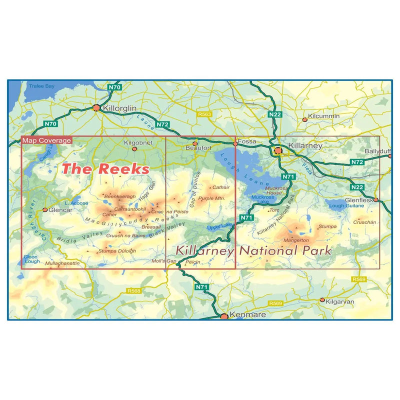 The Reeks 1:20,000 Map