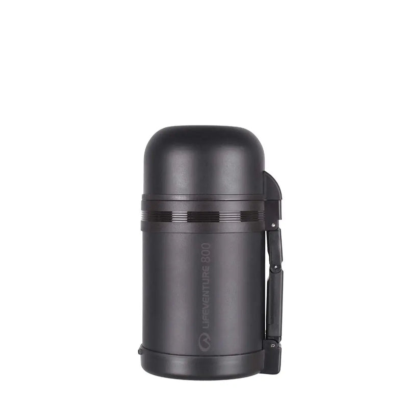 Lifeventure TiV Wide Mouth Vacuum Flask - 800ml - Dark Grey- Great Outdoors Ireland
