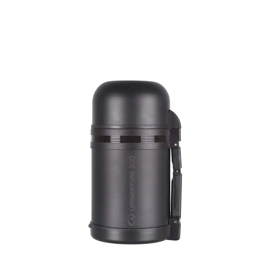 Lifeventure TiV Wide Mouth Vacuum Flask - 800ml - Dark Grey- Great Outdoors Ireland