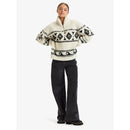 Roxy Treasure Soul Half Zip Polar Pullover - Egret- Great Outdoors Ireland