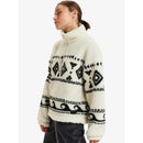 Roxy Treasure Soul Half Zip Polar Pullover - Egret- Great Outdoors Ireland