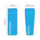 Lifeventure Treated Cotton Sleeping Bag Liner - Rectangular- Great Outdoors Ireland