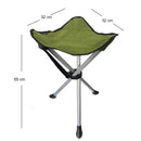 Summit International Tripod Stool - Forest Green- Great Outdoors Ireland
