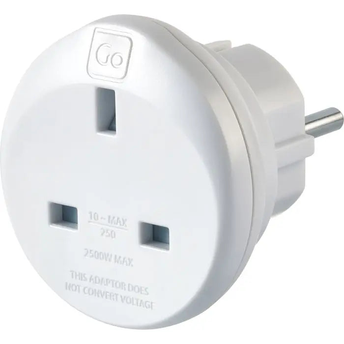 Go Travel UK - EU Adaptor- Great Outdoors Ireland