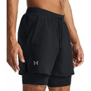 Under Armour Launch 2-in-1 5" Shorts - Black  